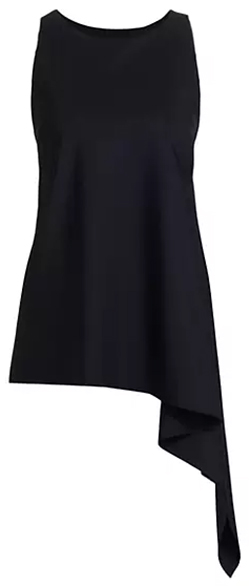 Chiara Boni La Petite Robe Tremarz Asymmetric Top | 40plusstyle.com