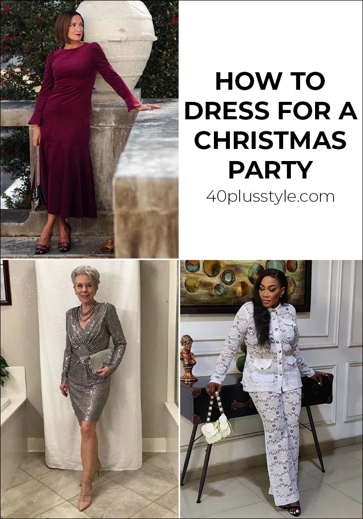 How to dress for a Christmas party | 40plusstyle.com